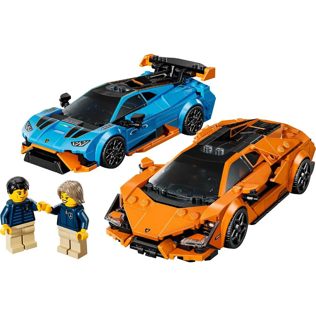 Конструктор ​LEGO Speed Champions Lamborghini Revuelto та Huracan STO 607 деталей (77238) - фото 7