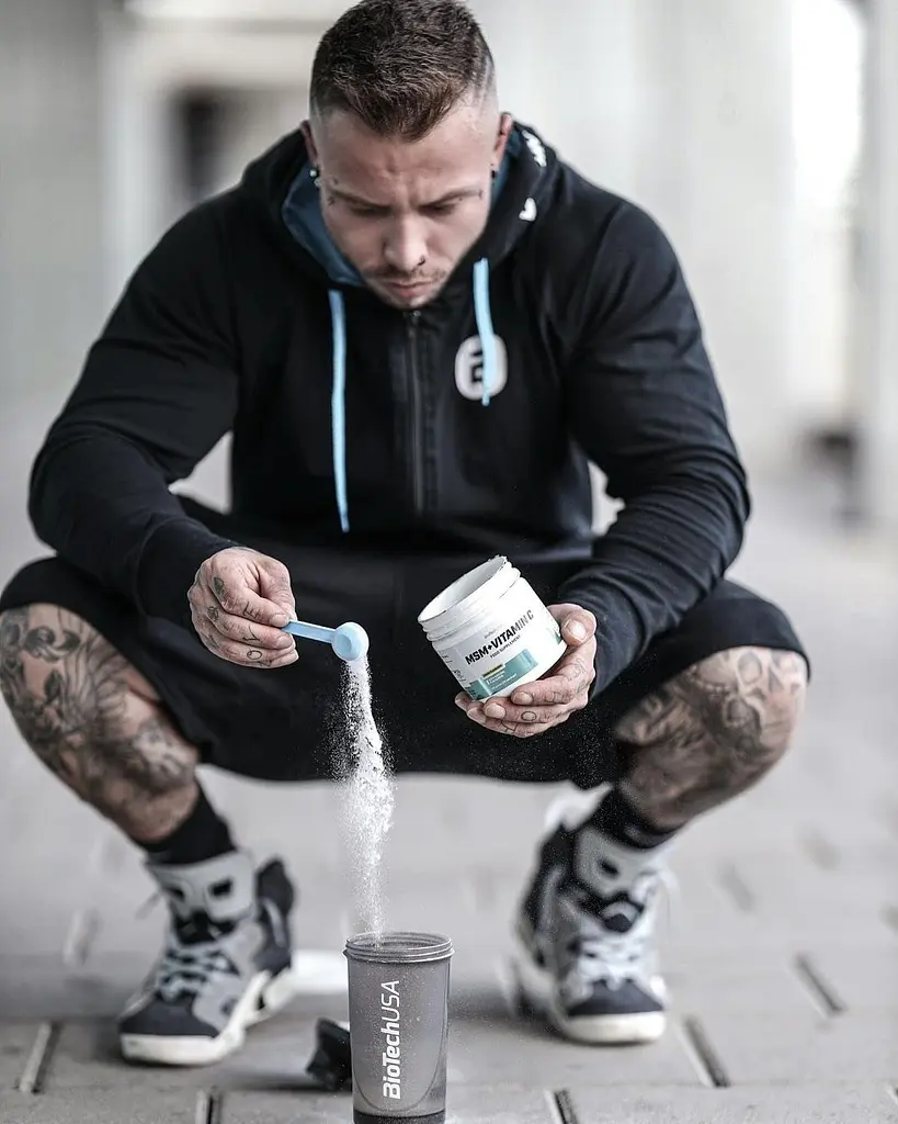 Вітамін BiotechUSA MSM + Vitamin C 150 г - фото 3