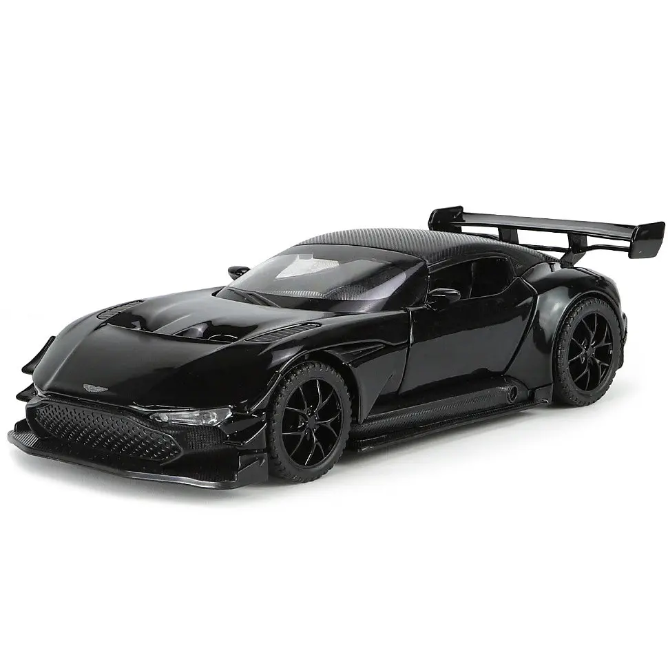 Колекційна металева модель автомобіля АвтоЕксперт Aston Martin Vulcan з інерцією, світлом та звуком 1:32 - фото 4