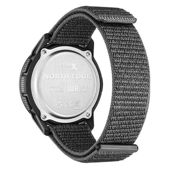 Годинник чоловічий водостійкий тактичний North Edge Terrax Black - фото 3