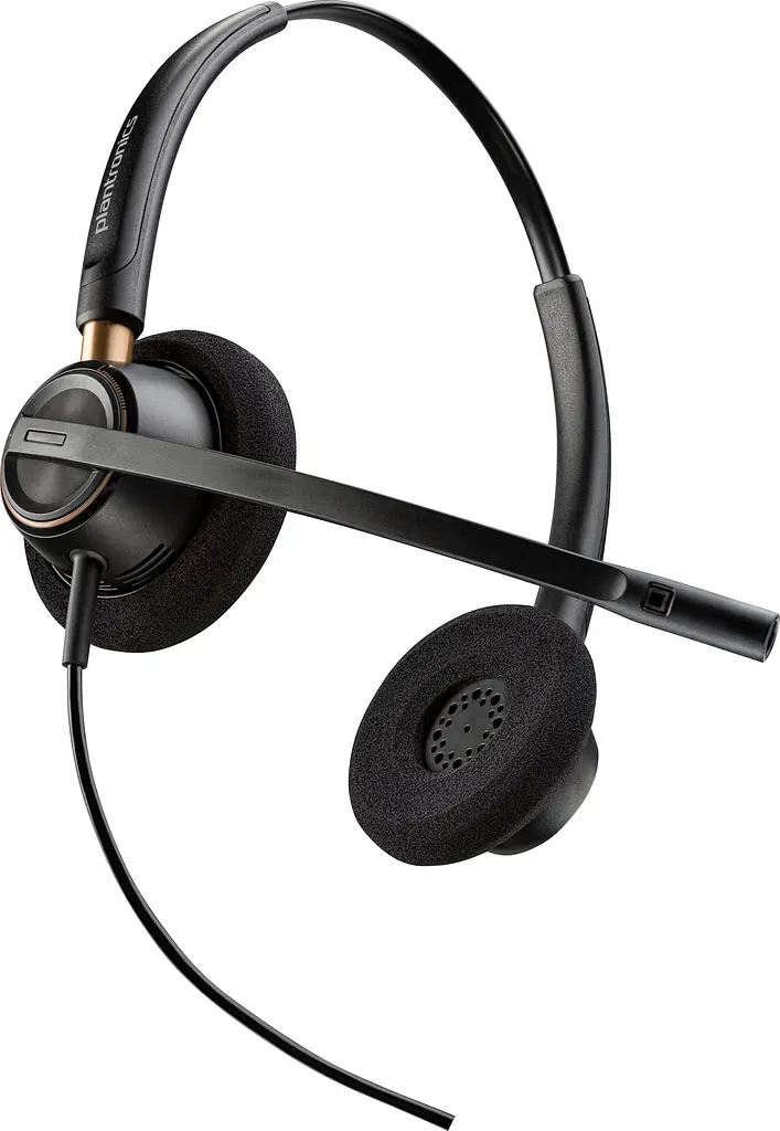 Гарнітура комп'ютерна стерео On-ear EncorePro 520, Quick Disconnect, всеспрямований, чорний Poly teh0013209 - фото 6