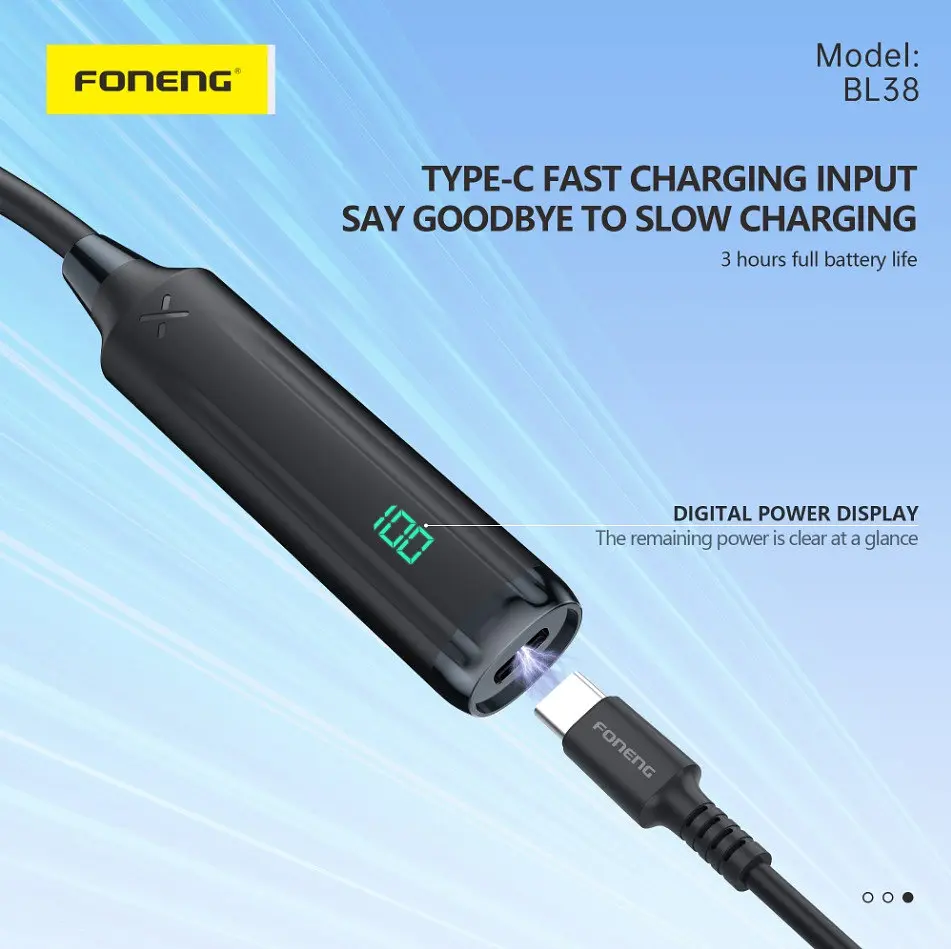 Bluetooth-гарнітура Foneng Neckband Sport (BL38) - фото 4