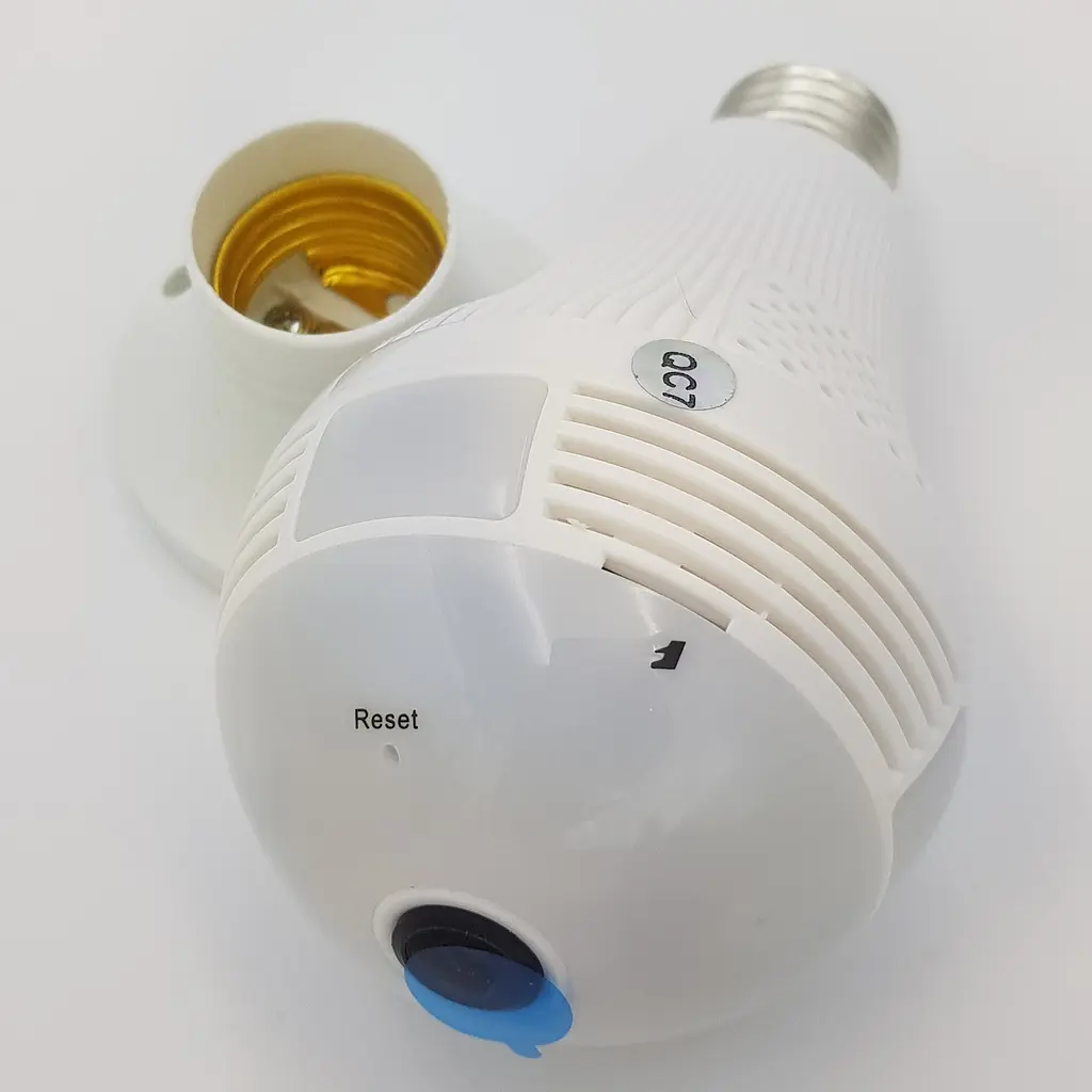 Панорамна IP WiFi камера Smart 3D лампочка з детектором руху та сигналізацією UKC H-302L - фото 7