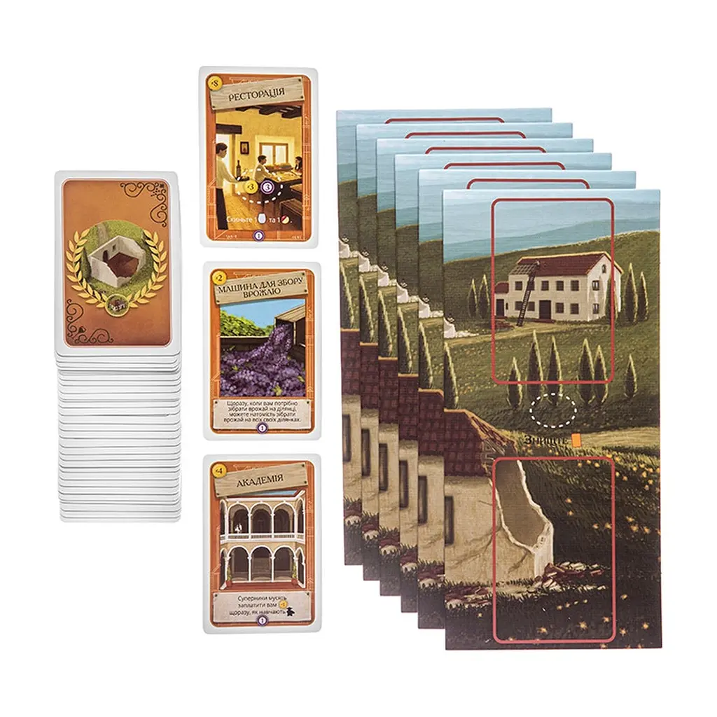 Настільна гра Kilogames Виноробство: Тоскана. Основне видання (Viticulture Tuscany Essential Edition) (укр.) (KG-2260) - фото 5