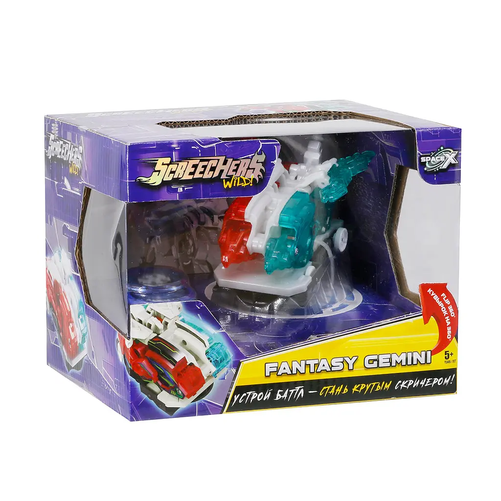 Машинка-трансформер Screechers Wild S3 L2 - Фентезі Джемені (EU682204) - фото 8