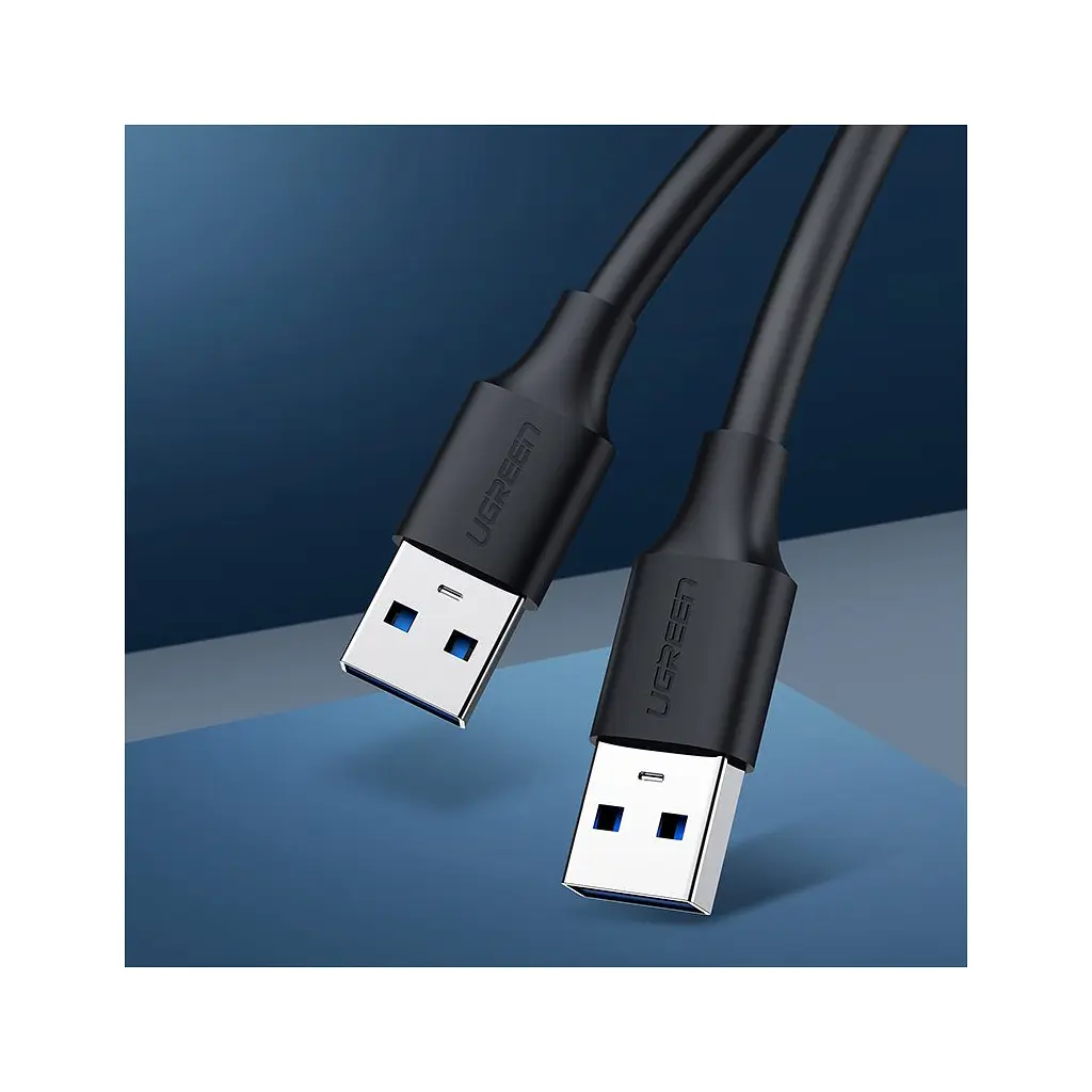 Дата кабель USB 2.0 AM/AM 1.0m black Ugreen (10309) - фото 10