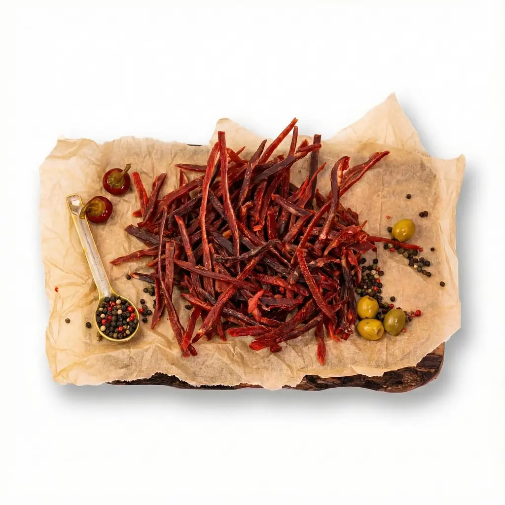 М'ясо свинини сушене "Соломка Пепа вишнева" 250 г - фото 2