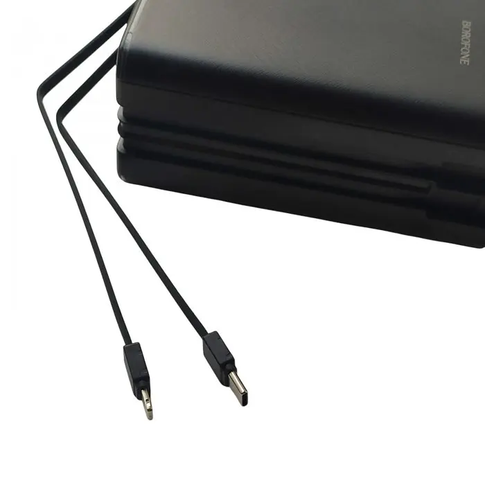 Павербанк із швидкою зарядкою чорний Power bank BOROFONE DBT35A 40000mAh PD22 5W - фото 5