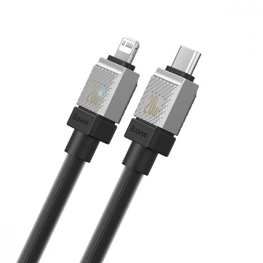 Кабель Baseus CoolPlay Series Type-C to Lightning 20W (2m) black (CAKW000101) - фото 9