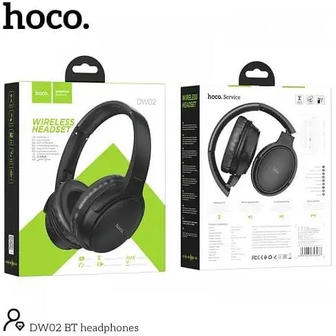 Навушники бездротові Hoco DW02 Headphones чорні - фото 2