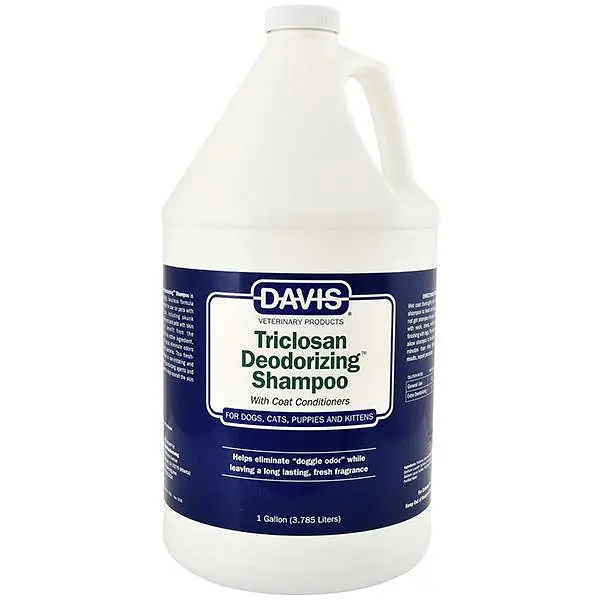 Дезодоруючий шампунь Davis TRICLOSAN Deodorizing Девіс із триклозаном для собак і котів (концентрат), 3.8 л (TDSG)