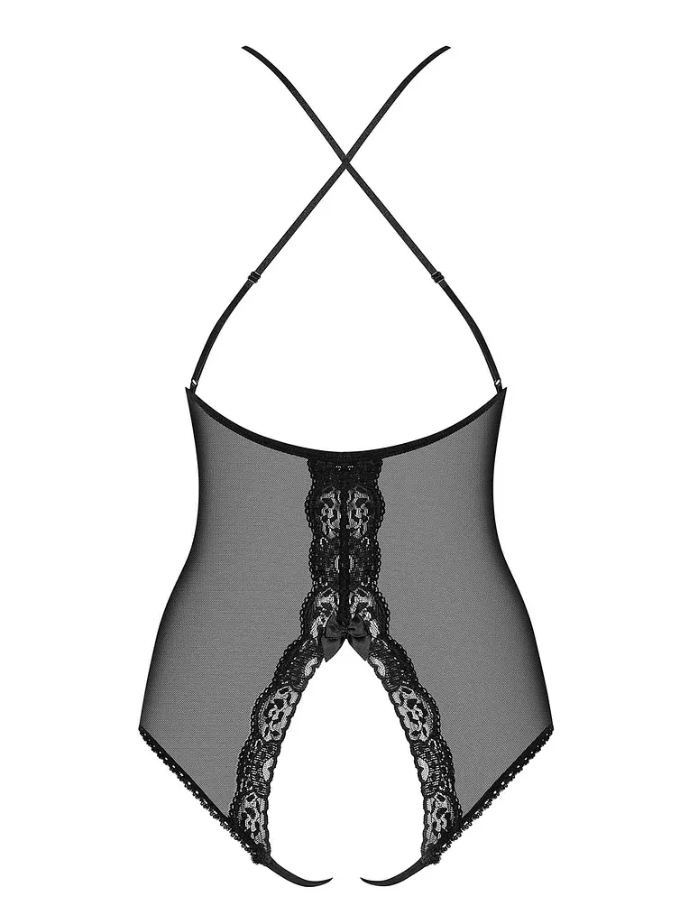 Боді Obsessive 841-TED-1 S/M чорний - фото 6
