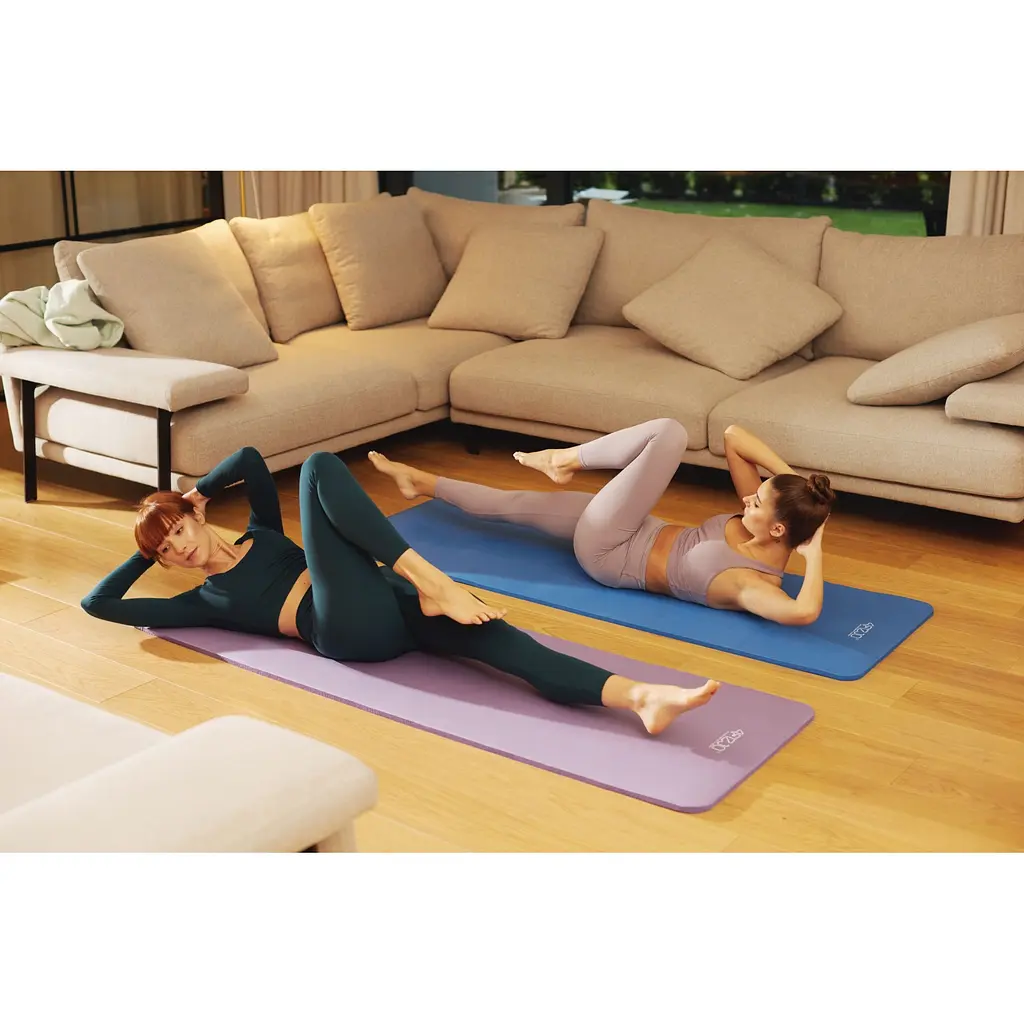 Килимок (мат) спортивний 4FIZJO NBR 1 см для йоги та фітнесу Violet 4FJ0016 (P-5907222931530) - фото 7