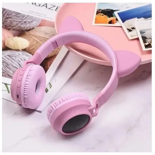 Наушники с ушками Hoco W27 Cheerful Cat Ear беспроводные подсветка 6931474718464 6931474718464 - фото 5