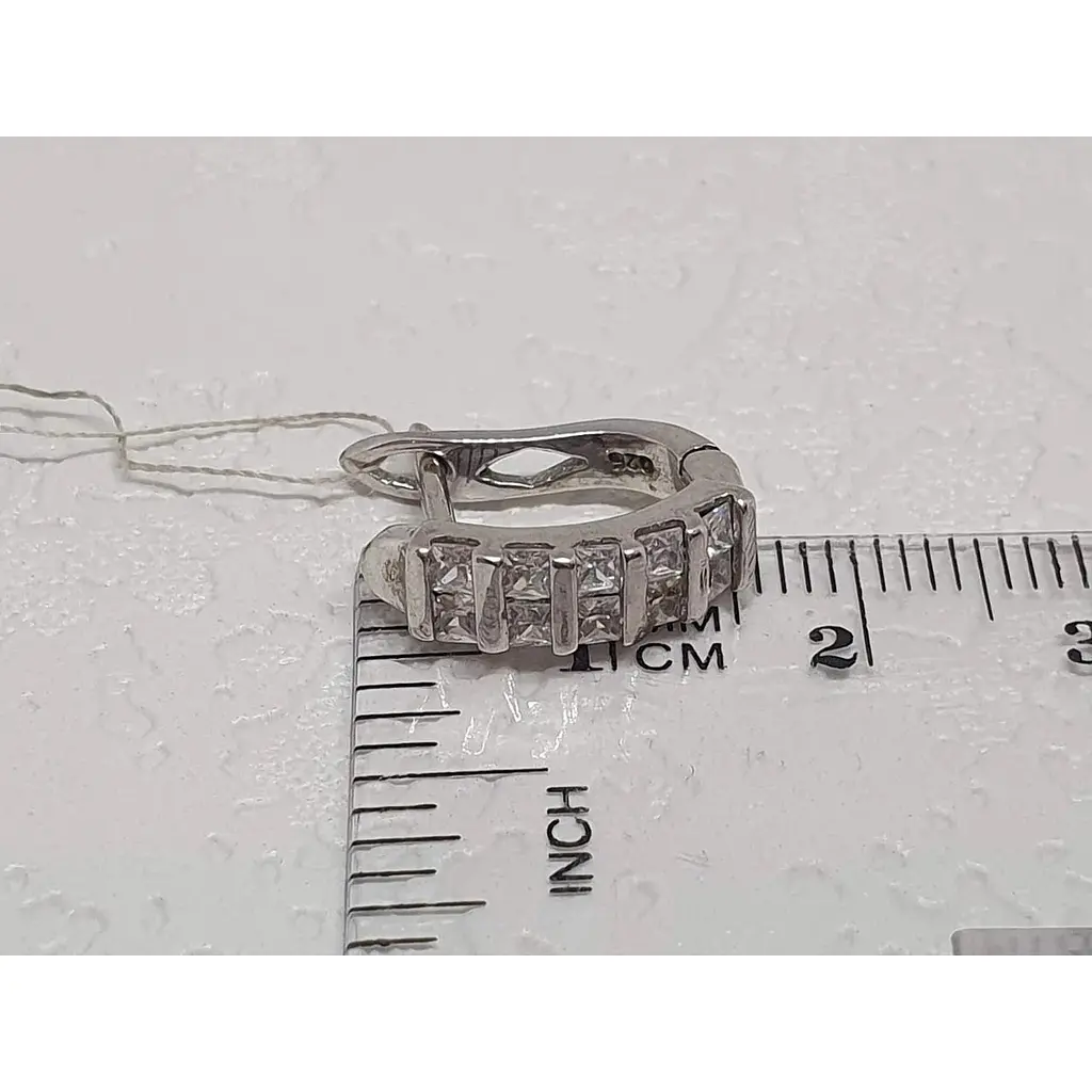 Серебряные серьги Гранд Стиль с фианитами. С2141 - фото 5