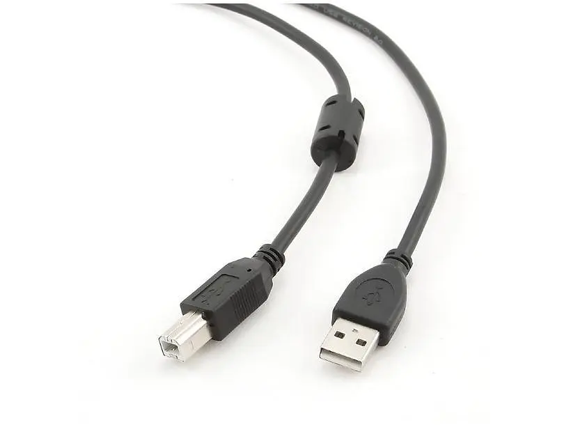 Кабель USB 2.0 (AM/BM) 4.5m Cablexpert (CCF-USB2-AMBM-15) к принтеру, сканеру Black