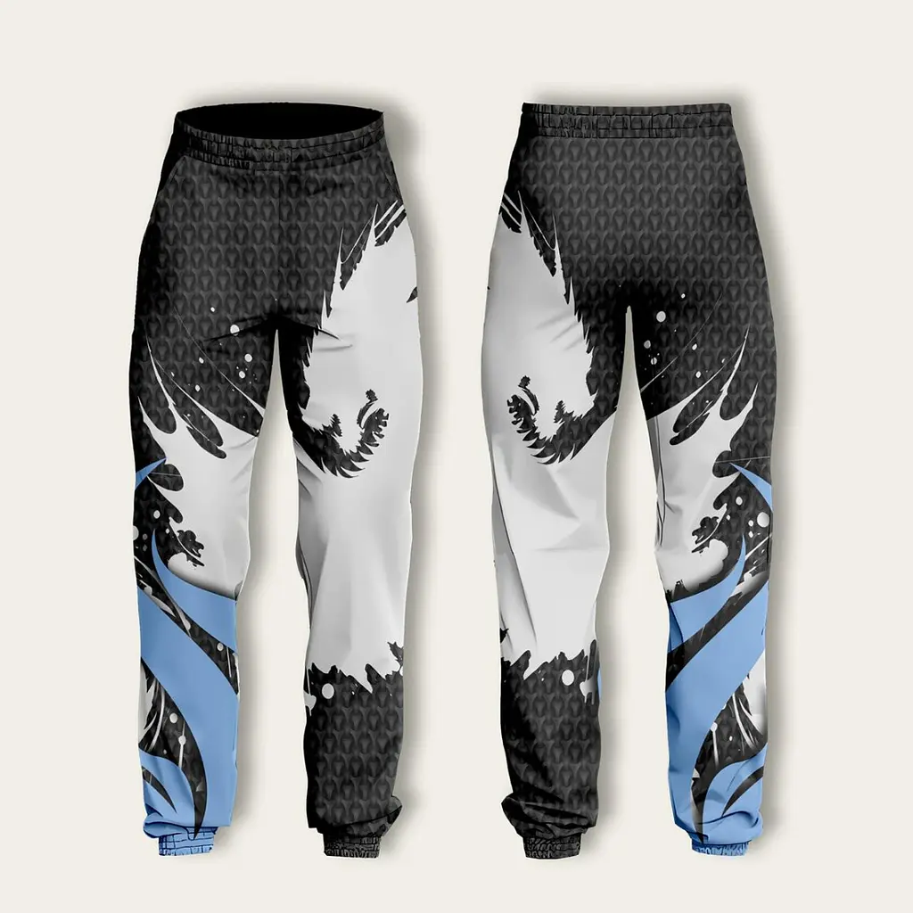 Костюм спортивний худі та штани з 3D принтом DRACON 30987 XL - фото 3