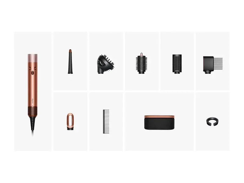 Мультистайлер Dyson Airwrap I.D. HS08 T3/T4 Curly+Coily Amber Silk (142899-01) - фото 4