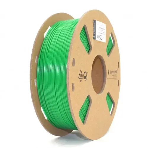 Пластик для 3D друку Gembird, PETG, Green, 1.75 мм, 1 кг (3DP-PETG1.75-01-G) - фото 3