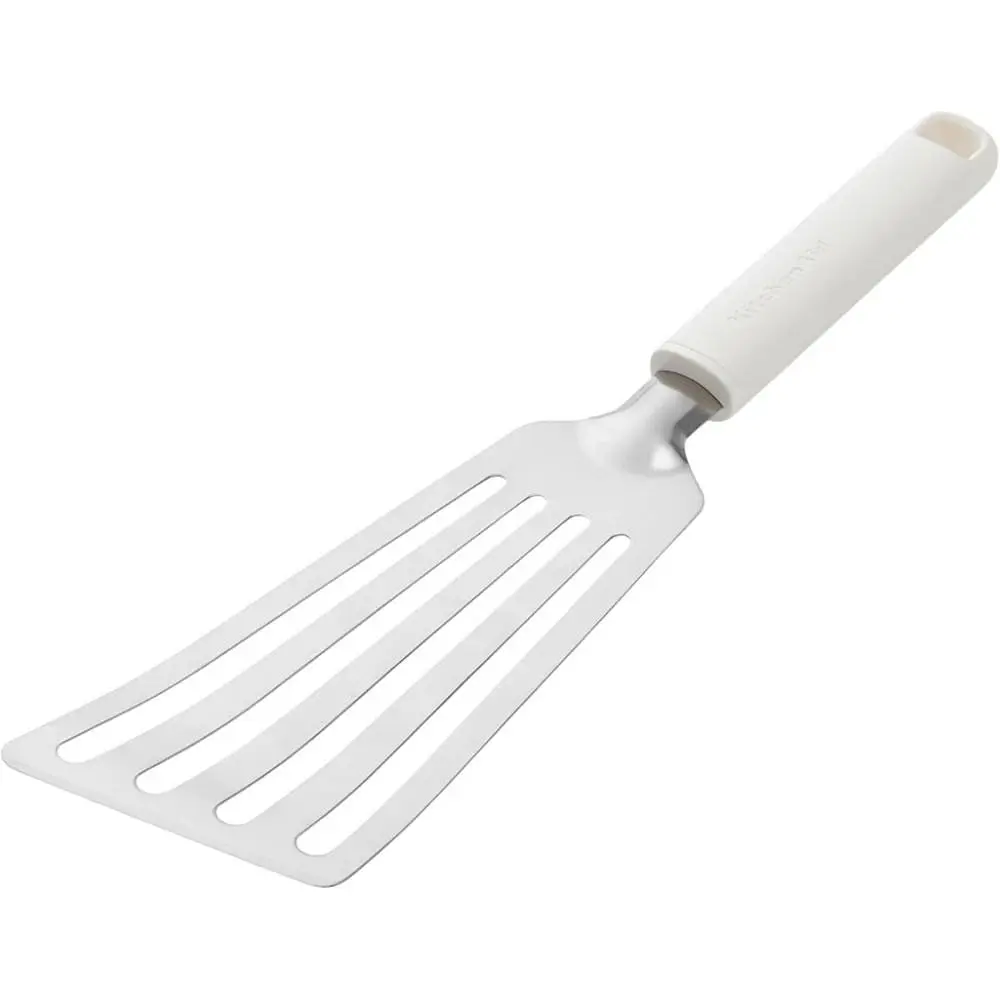 Лопатка з прорізами KitchenAid Classic, 31,5 см, білий (KHA024OHPNG)
