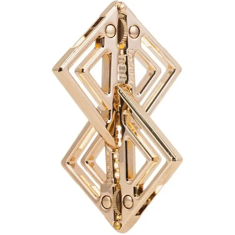 Затискачі для сосків з легкої підвіскою Lockink Adjustable Nipple Clamps With Light Pendant - Golden - фото 6
