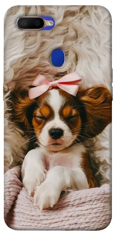 TPU чохол Demsky Sleepy spaniel для Oppo A5s / Oppo A12