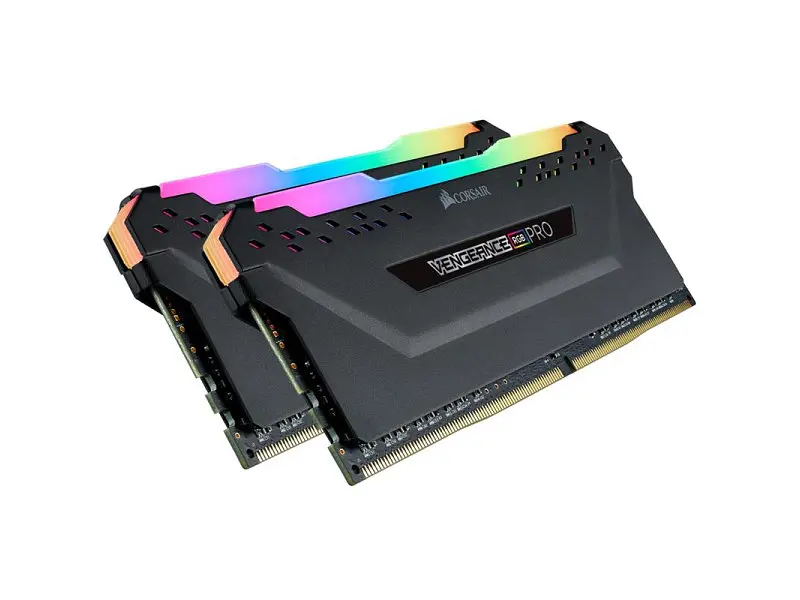 Модуль пам'яті Corsair DDR4 2x16GB/3200 Vengeance RGB Pro Black (CMW32GX4M2E3200C16-TUF) - фото 2