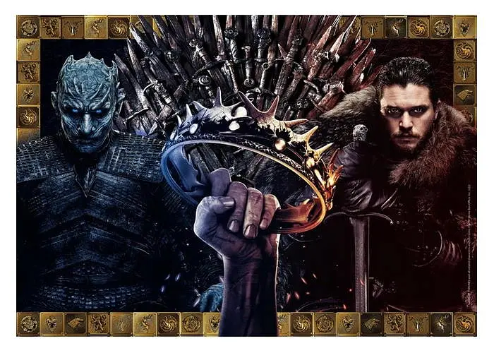 Пазл Clementoni Головні герої серіалу Гра Престолів (Game of Thrones Puzzle - 1000 pcs.), 1000 ел. (39962) - фото 2