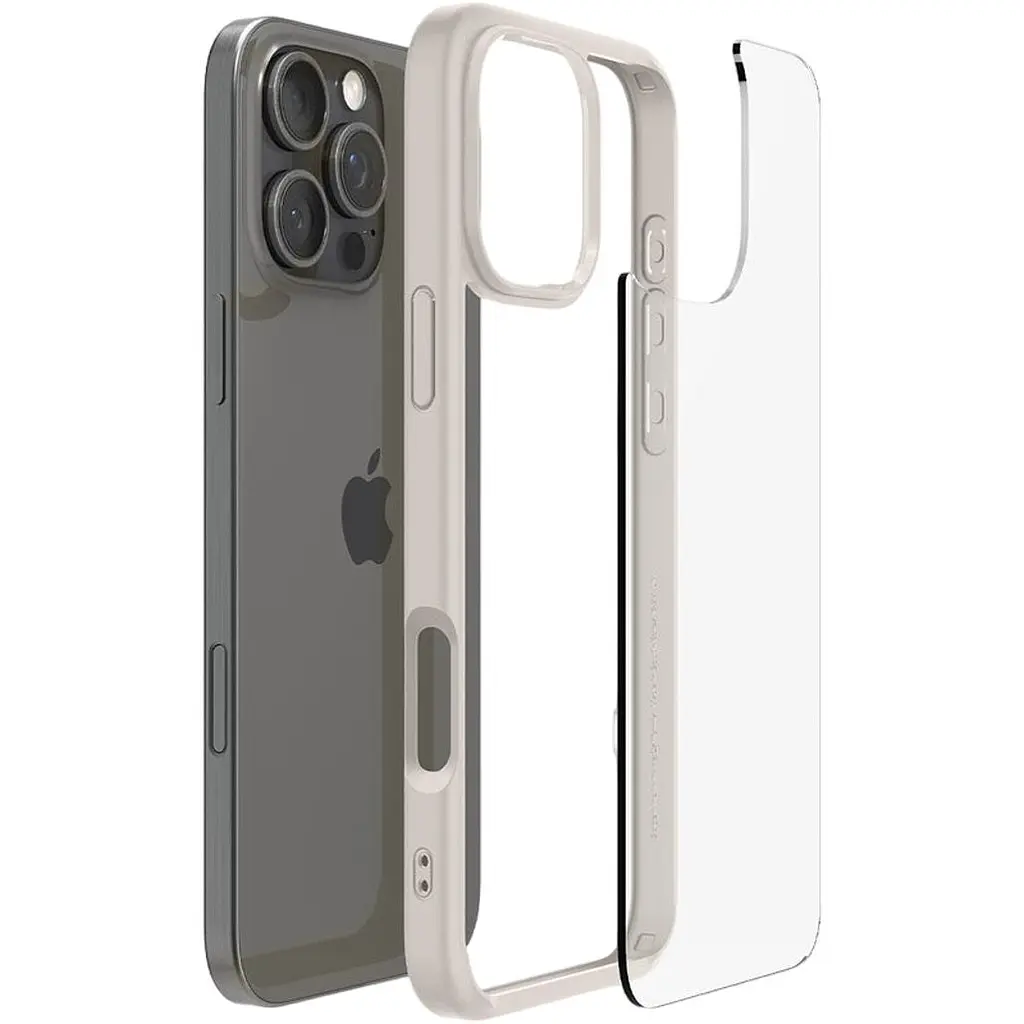 Чохол Spigen Ultra Hybrid для Apple iPhone 16 Pro Natural Titanium (ACS08127) [117932] - фото 6