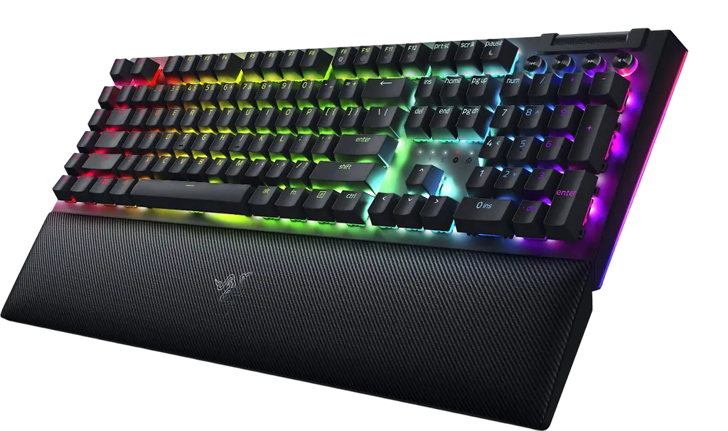 Клавіатура Razer BlackWidow V4 Yellow Switch RGB Black (RZ03-04692500-R3R1) - фото 3