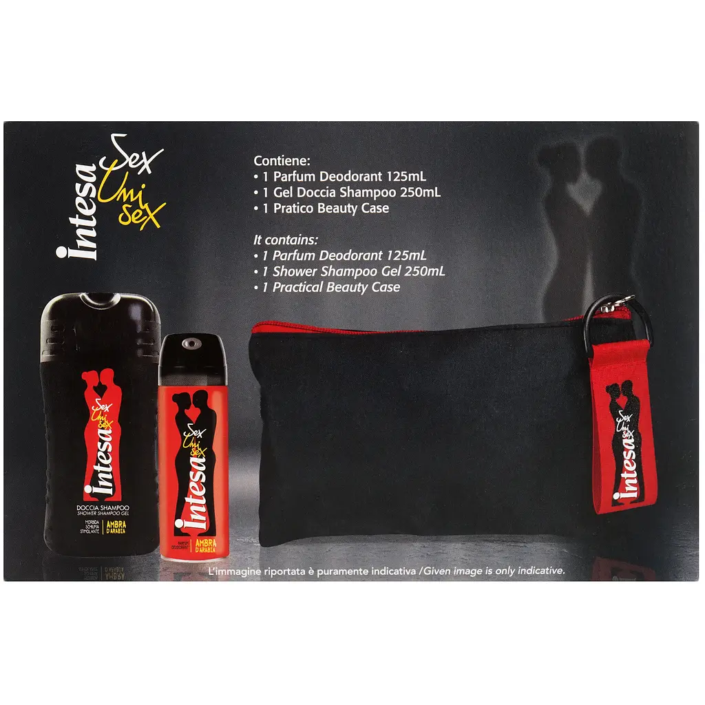 Подарунковий набір Intesa Pour Homme Sex Ambra з косметичкою - фото 10
