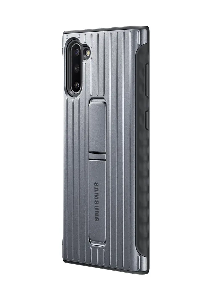 Чохол оригінальний із підставкою Official Protective Standing Cover EF-RN970CSEGRU для Samsung Galaxy Note 10 Silver - фото 8
