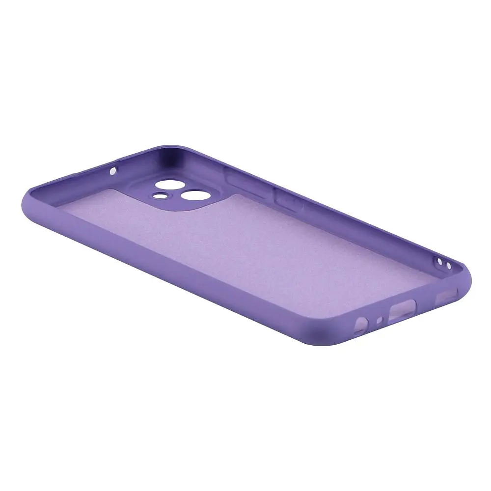 Чохол Silicone Cover з рамкою камери Samsung Galaxy A04e Elegant Purple - фото 3