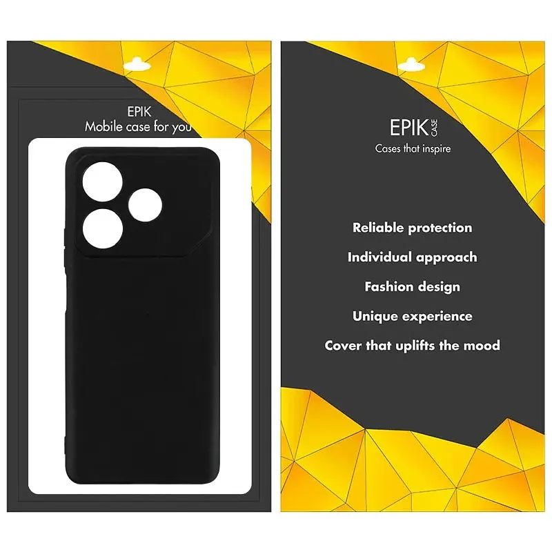 Чохол TPU Epik Black Full Camera для TECNO Pova 6 Neo (LI6) Чорний - фото 2