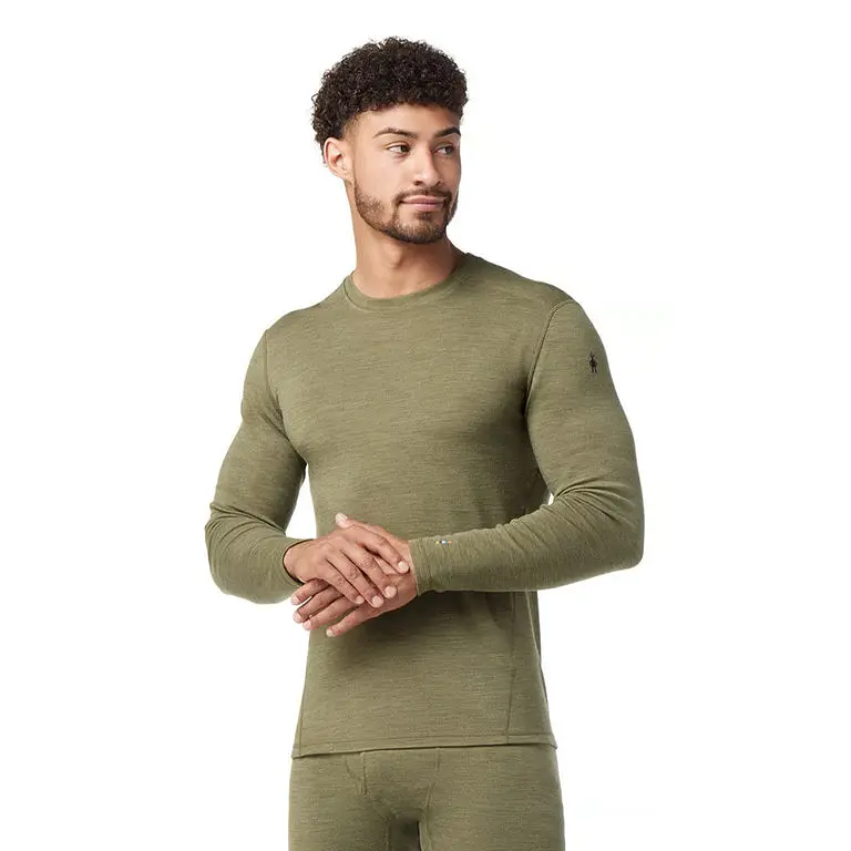 Термокофта Smartwool Mens Merino 250 Baselayer Crew Boxed XXL Світлий хакі - фото 2