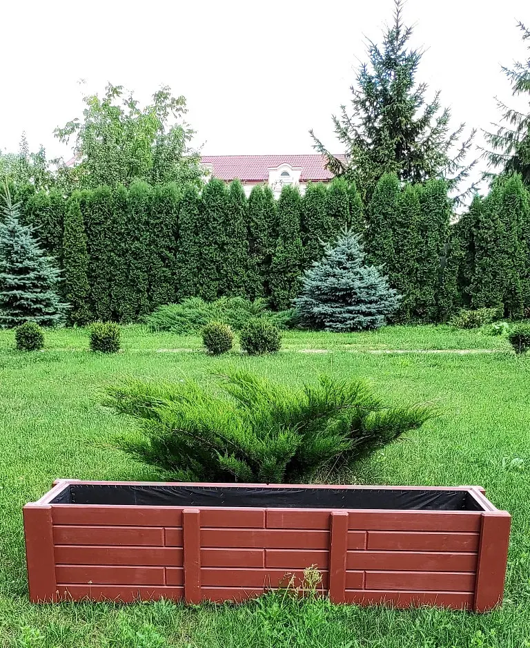 Дерев’яний вазон для тераси «Барон», кашпо для кафе та ресторану - фото 4