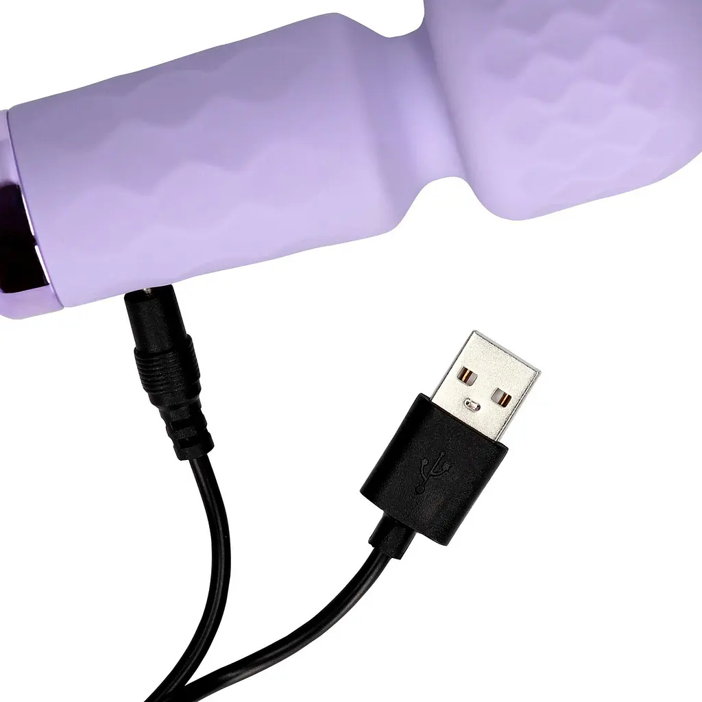 Міні-вібратор Loveline Mini Wand, 11.4 см (фіолетовий) - фото 5