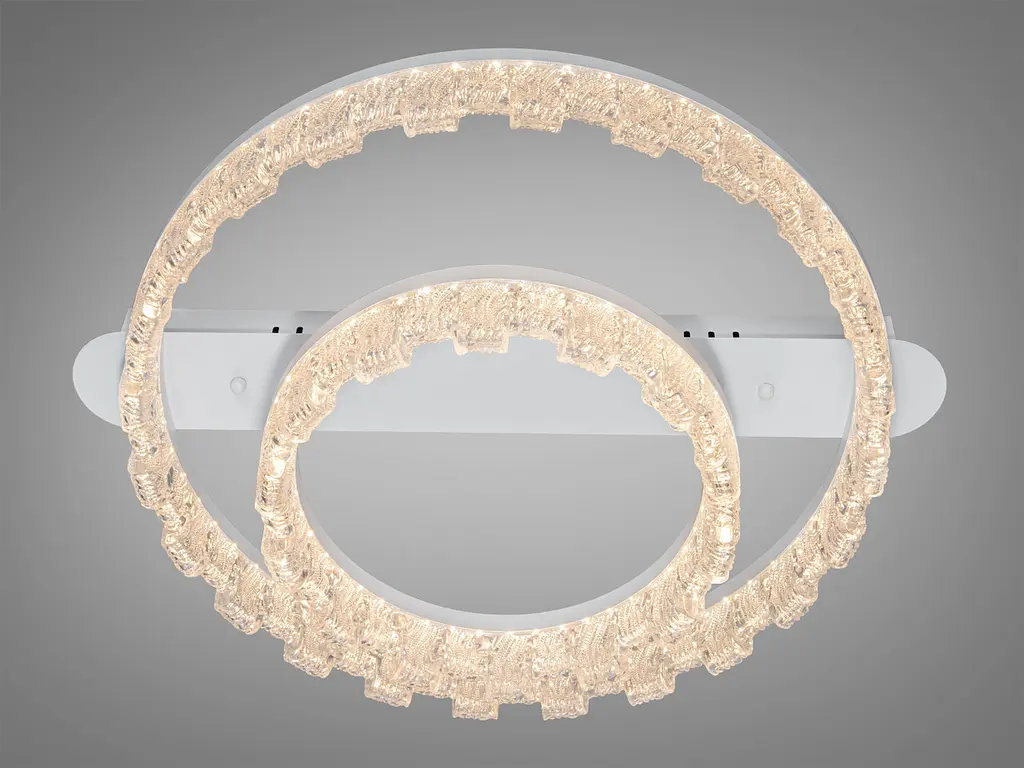 LED-світильник стельовий Diasha MX78205/500+300WH 72W, 2 кільця, 3 режими світла, 50x60 см - фото 3