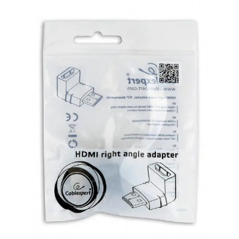 Перехідник HDMI M to HDMI F Cablexpert (A-HDMI90-FML) - фото 4