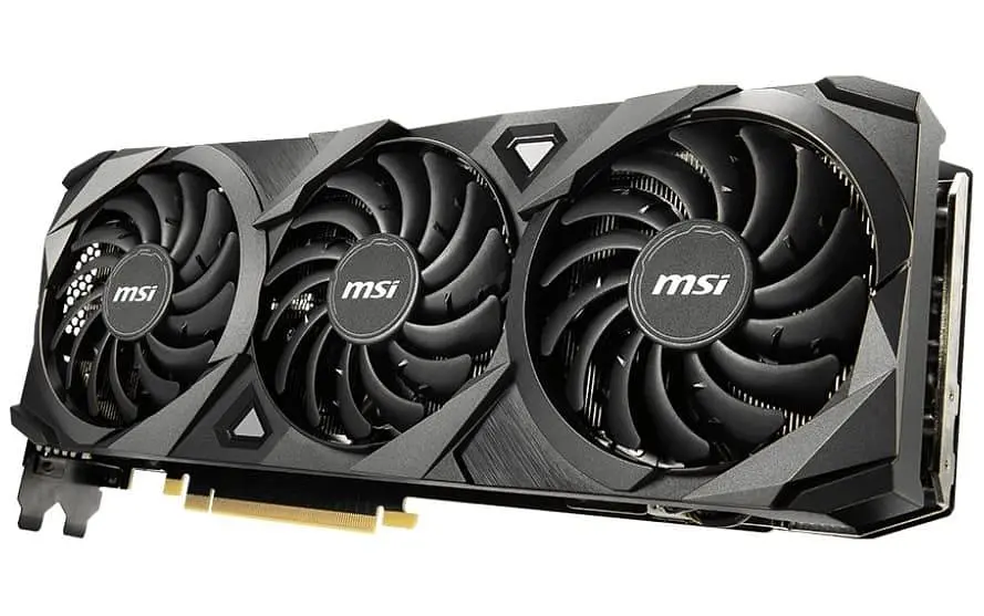 Відеокарта MSI RTX 3080 10Gb Ventus 3X OC (GeForce RTX 3080 VENTUS 3X 10G OC) (RTX 3080 VENTUS 3X 10G OC) (GDDR6X, 320 bit, PCI-E v4.0 x16) Б/в - фото 2