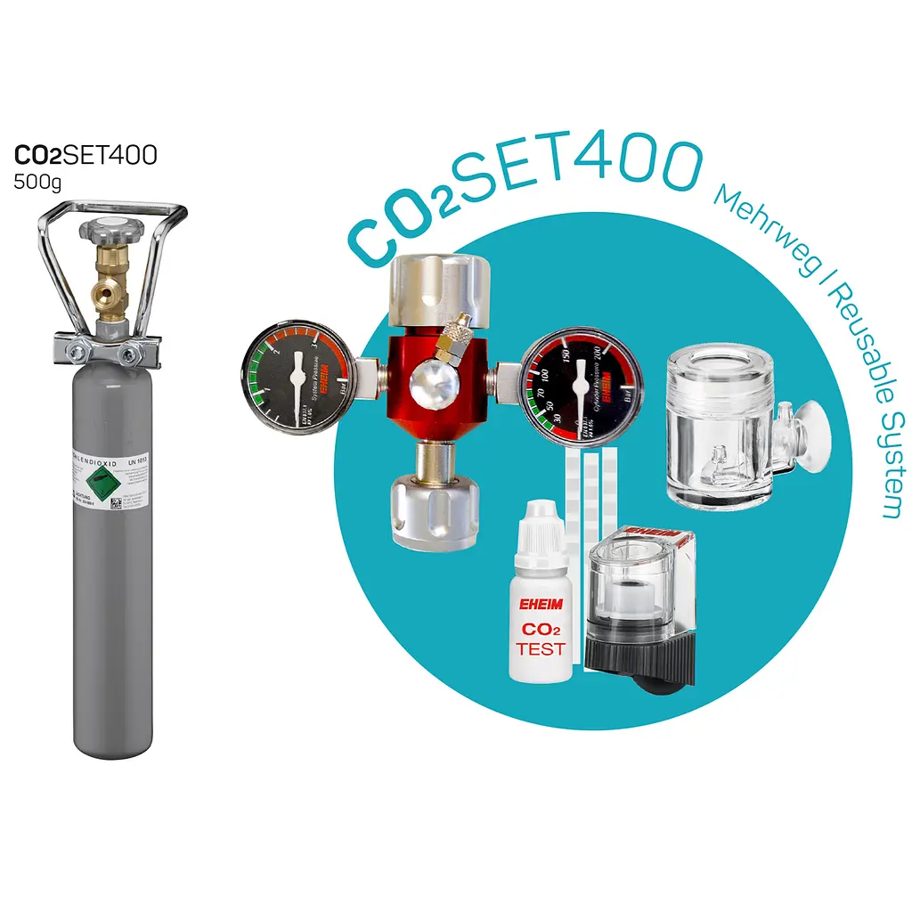 Комплект CO2 Eheim CO2SET400 Complete set 500 г (6063400) - фото 2