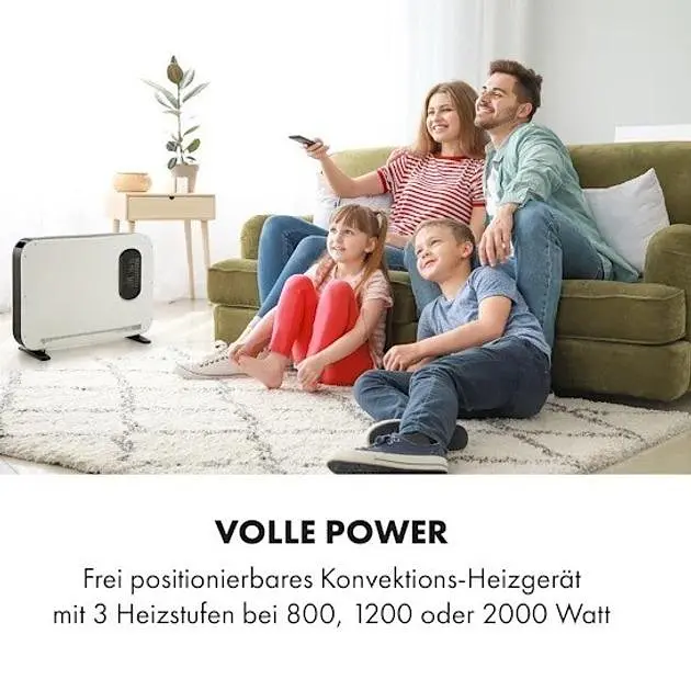 Конвекторный обогреватель Klarstein Baltrum Flow 2000 Вт (10035034) - фото 2