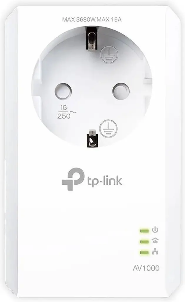 Адаптер Powerline TP-Link TL-PA7017P AV1000, 1xGE, Розетка teh0018051 - фото 3