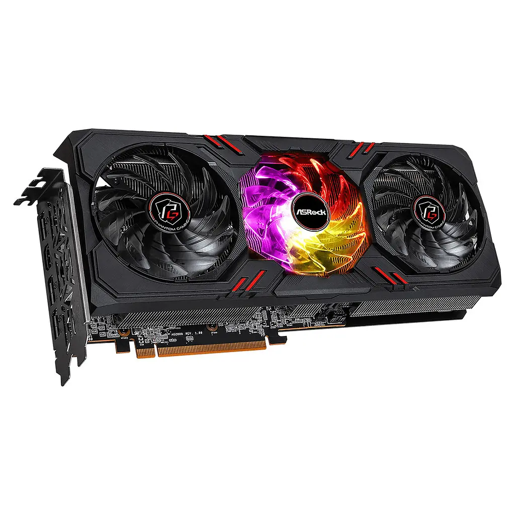 Відеокарта AsRock AMD Radeon RX 6600 XT 8Gb Phantom Gaming D OC (RX 6600 XT PGD 8GO) (RX6600XT PGD 8GO) (GDDR6, 128 bit, PCI-E v4.0 x16) Б/в - фото 4