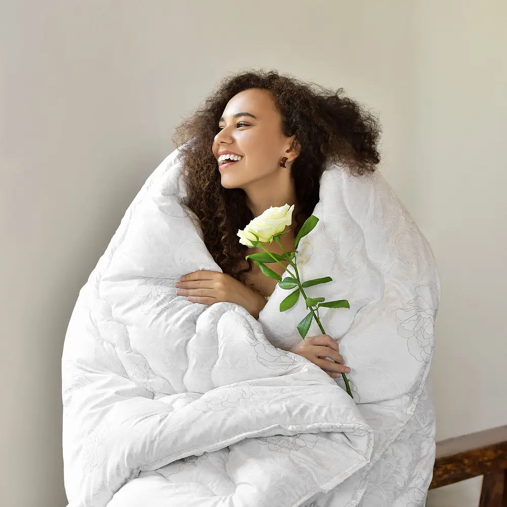 Ковдра Ideia 200х220 Air Dream Classic всесезонна троянди 8-11752*001 - фото 4