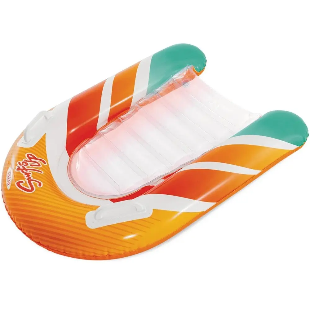 Дитячий надувний матрац-плотик Intex Surf’s Up 84×79 см з ручками для води від 6 років до 40 кг - фото 2