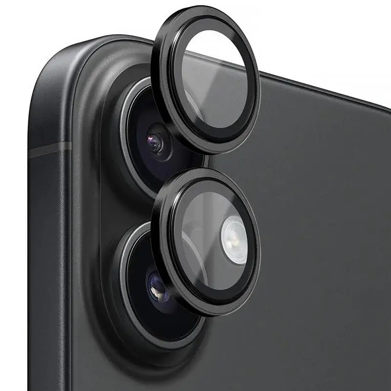 Захисне скло Metal на камеру для Apple iPhone 17 (6.3") Чорний Blueo teh0031154 - фото 2