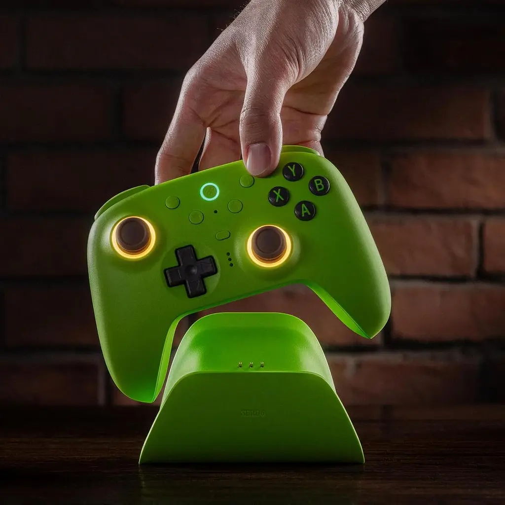 Геймпад 8BitDo Ultimate 2 для Windows і Android, ігровий контролер TMR, Еффект Холла Зелений - фото 6