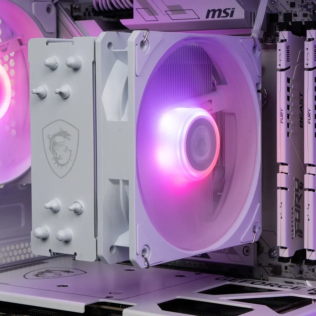 Комп'ютер Dragon Lucky Snow Powered_by MSI (RTX 5080 + R7 7700-WH) White / AMD Ryzen 7 7700 (3.8-5.3), 8 ядер / NVIDIA GeForce RTX 5080 / 32 ГБ (DDR5) / 1024 ГБ (SSD) - фото 5