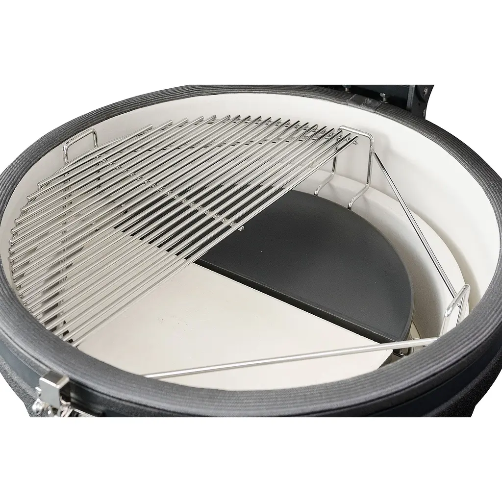 Керамический угольный гриль Grilli Kamado XL 5 в 1 с системой BBQ Block Fire (759777) - фото 11